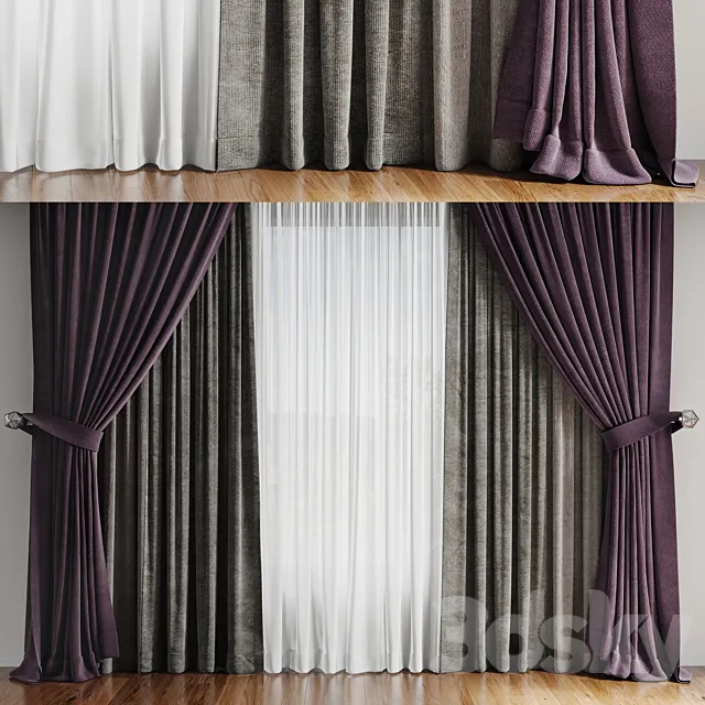 curtains_2 3ds Max