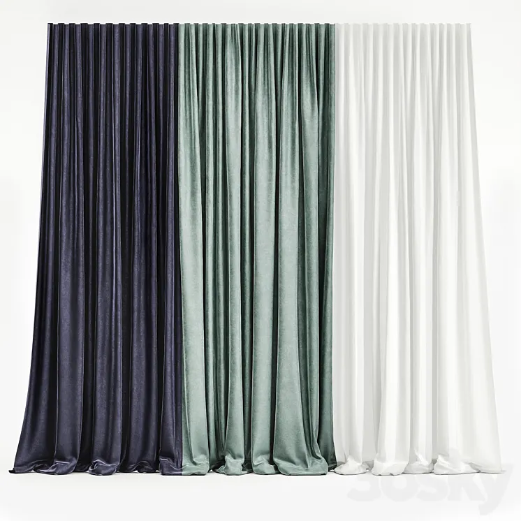 Curtains_20 3DS Max