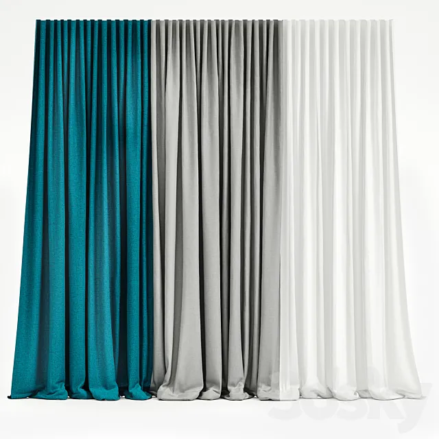 curtains_21 3ds Max