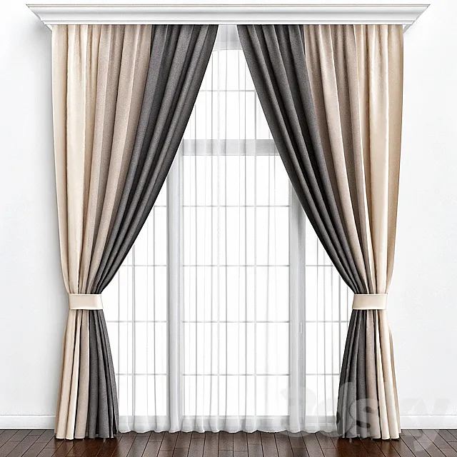 Curtains_24 3DS Max Model