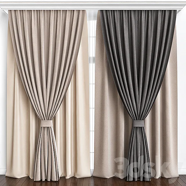 Curtains_25 3ds Max