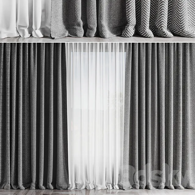 curtains_4 3ds Max