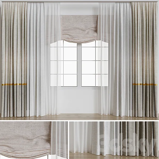 Curtains_6 3DS Max Model