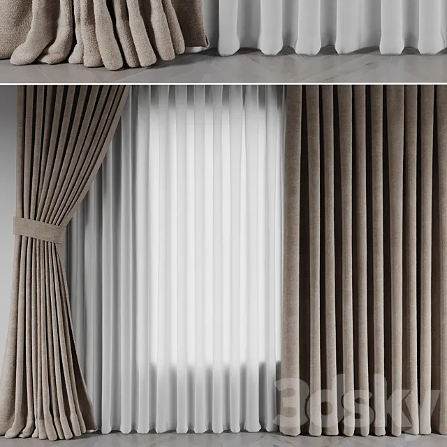 curtains_6 3ds Max