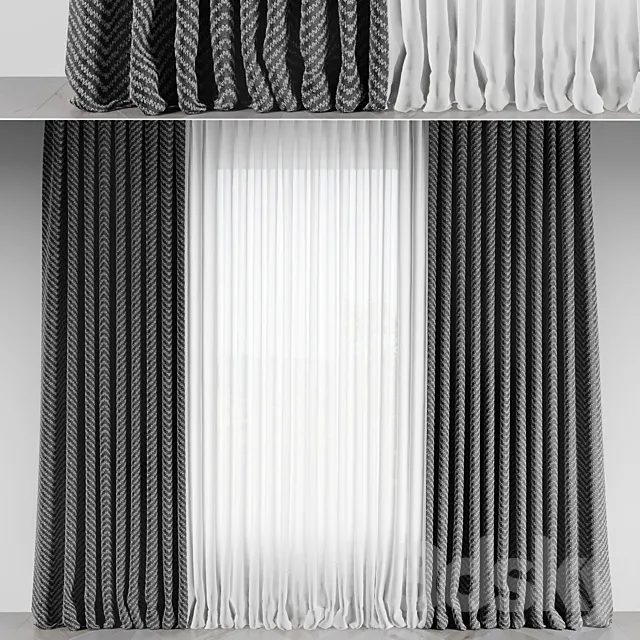 curtains_7 3ds Max