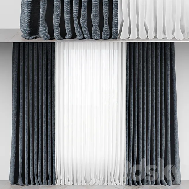 curtains_8 3ds Max