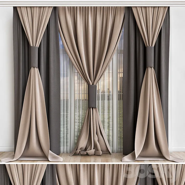 Curtains_8 3DS Max