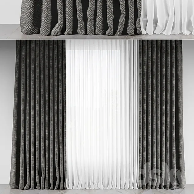 curtains_9 3ds Max