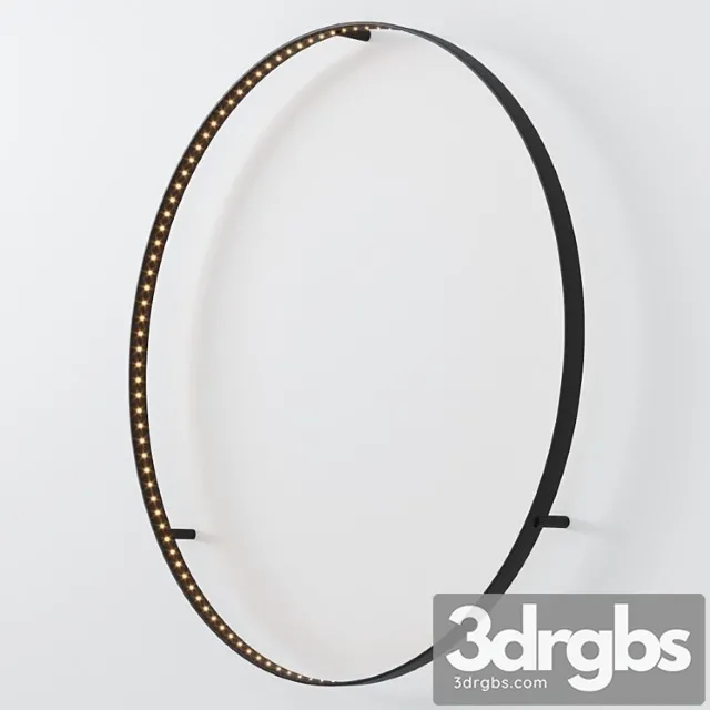 Curve 80 black gold by le deun sconce