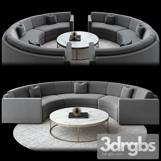 Curve Sofa Coffe Table 3dsmax Download
