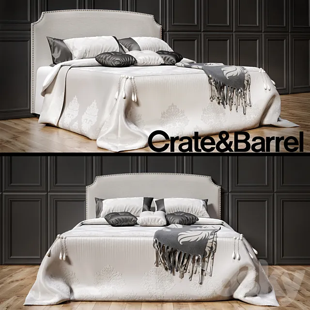 Curve_Queen_bed 3DSMax File