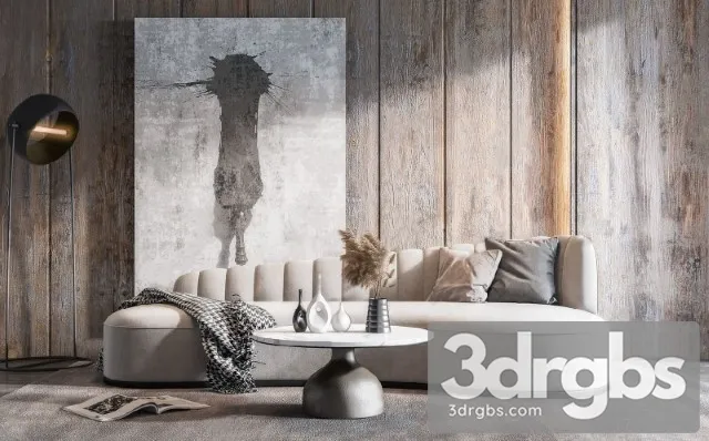 Curved Sofa Fabric 3dsmax Download