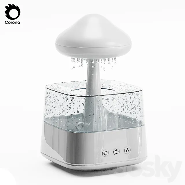 cute humidifier 3ds Max