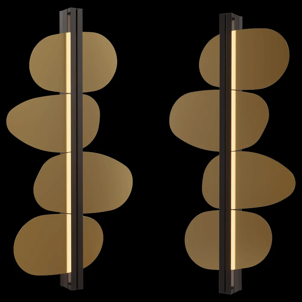 CVL  – Wall lamp STRATE Stone 100 3ds Max