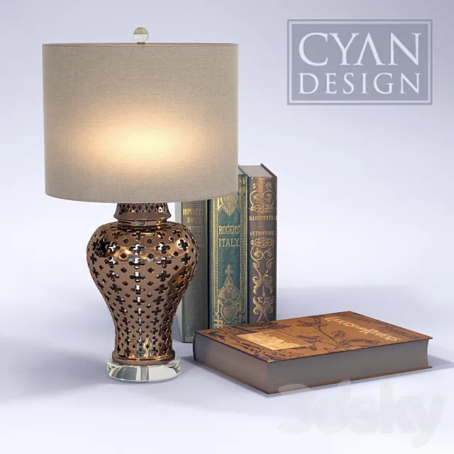 Cyan Design. Casablanca Table Lamp 3DSMax File