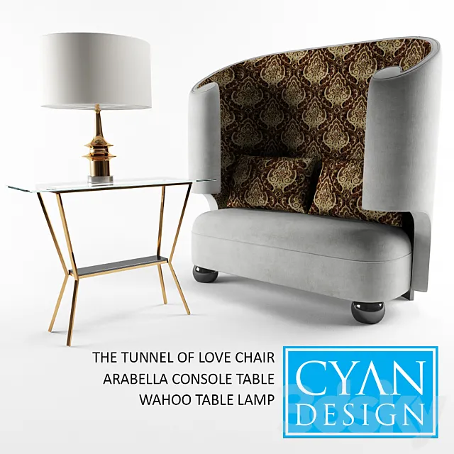 CYAN DESIGN THE TUNNEL OF LOVE CHAIR 3DSMax File