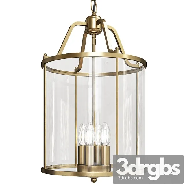 Cylinder chandelier light fixture traditional glass pendant