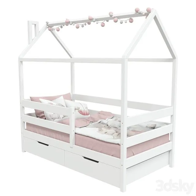 Вed-house Ecodrev pink textile 3dsMax Model