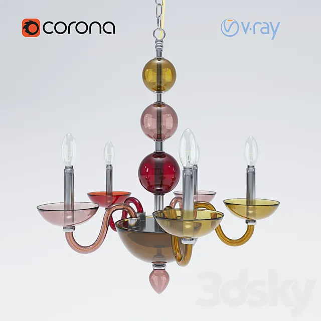 люстра lampadario 3ds Max