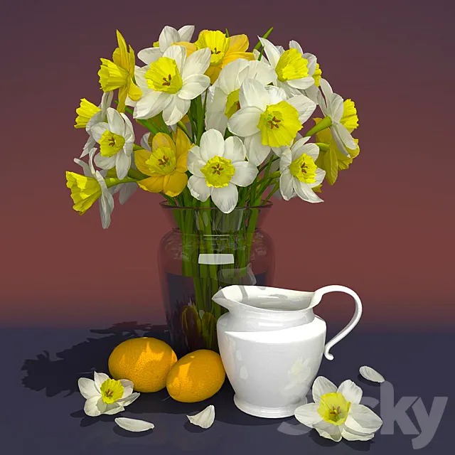 Daffodils 3DSMax File