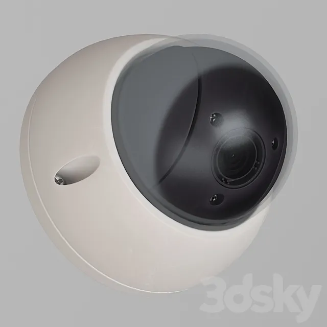 Dahua SD22204T surveillance camera 3ds Max