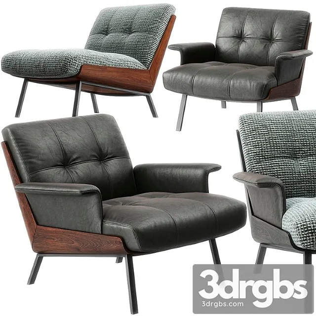 Daiki armchairs by minotti 3dsmax Download