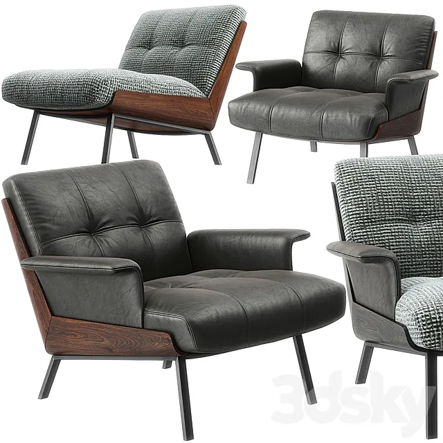 Daiki armchairs by Minotti 3DSMax File