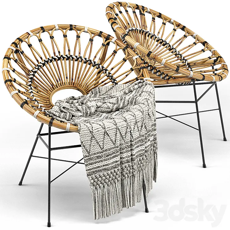 Daisy lounge chair 3DS Max