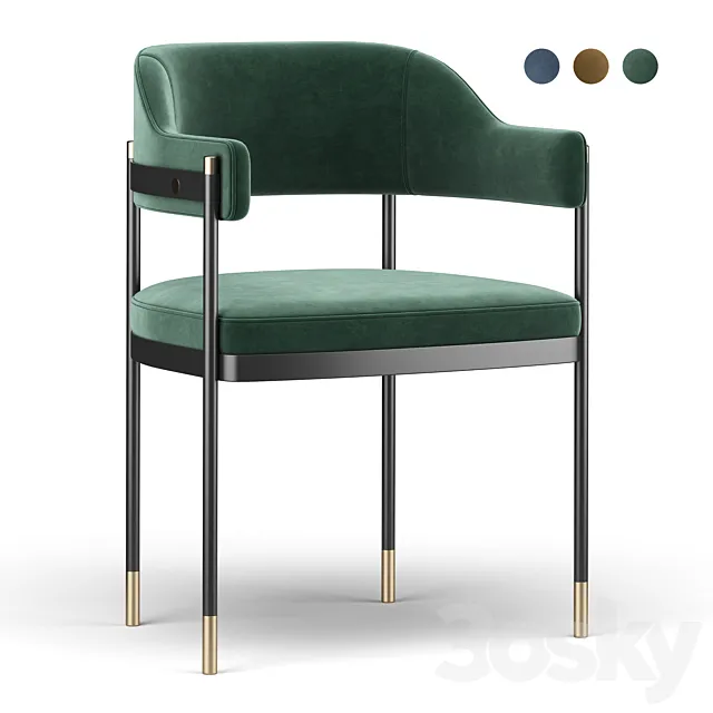 Dale dining chair 3DS Max Model