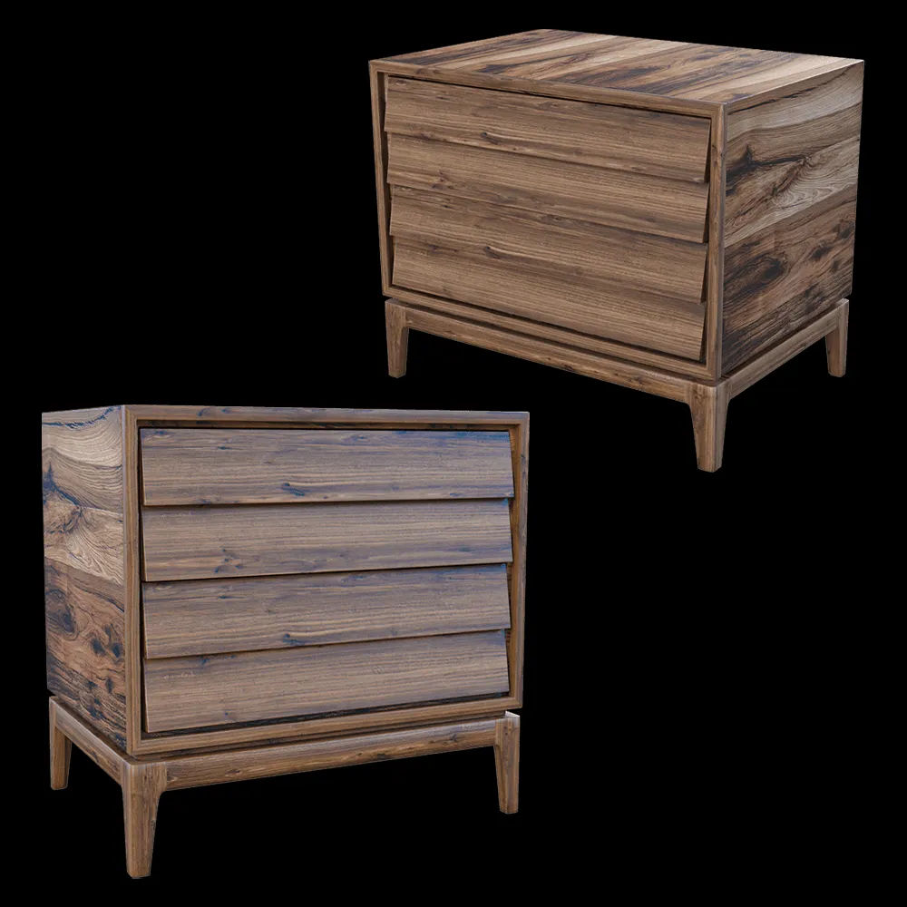 Dale Italia  – Bedside table Liliale M-141 3ds Max