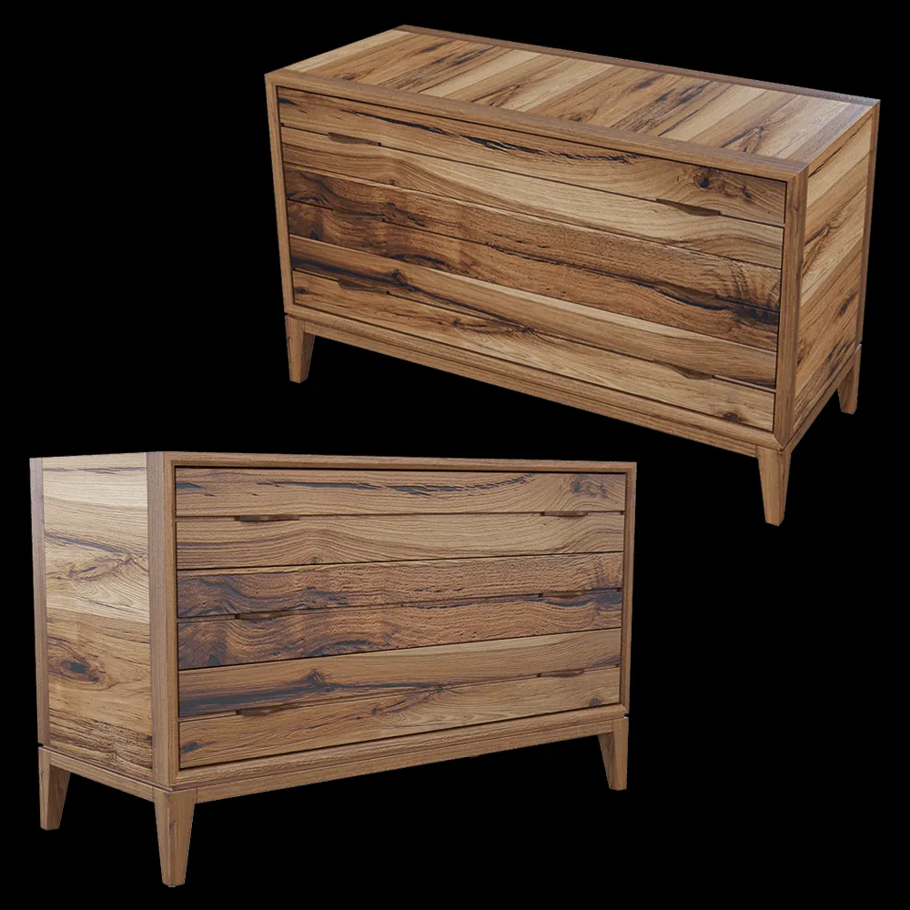 Dale Italia  – Chest of drawers Binario M-115 3ds Max