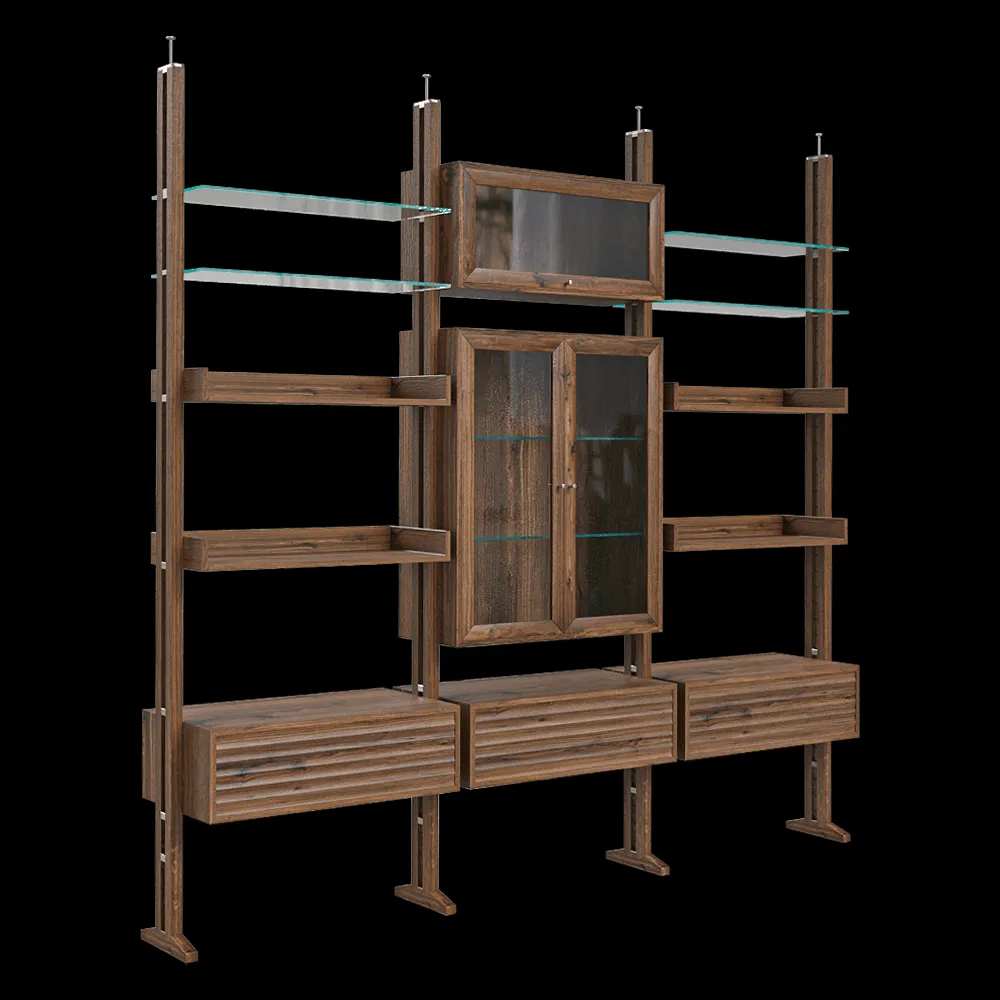 Dale Italia  – Shelving unit Elle 3ds Max