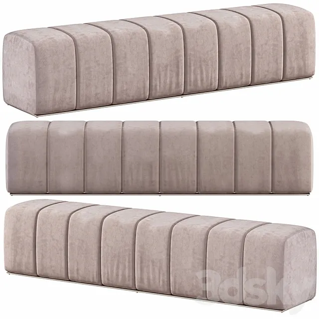 Dali Ottoman Beige by Casalusso 3ds Max