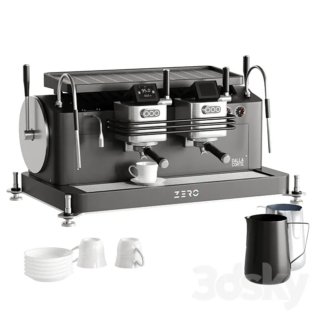 Dalla Corte Zero Espresso Machine 3ds Max