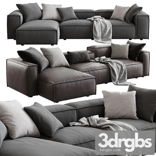Dallagnese Comfort Corner Sofa 3dsmax Download
