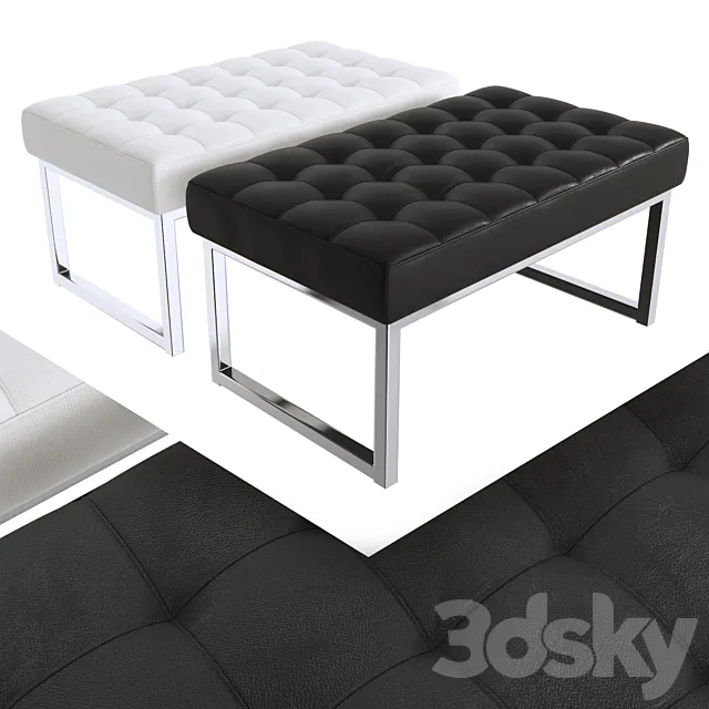 Dall’Agnese Pouf Style 3DS Max Model