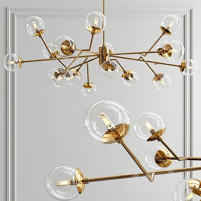 Dallas medium chandelier 3ds Max