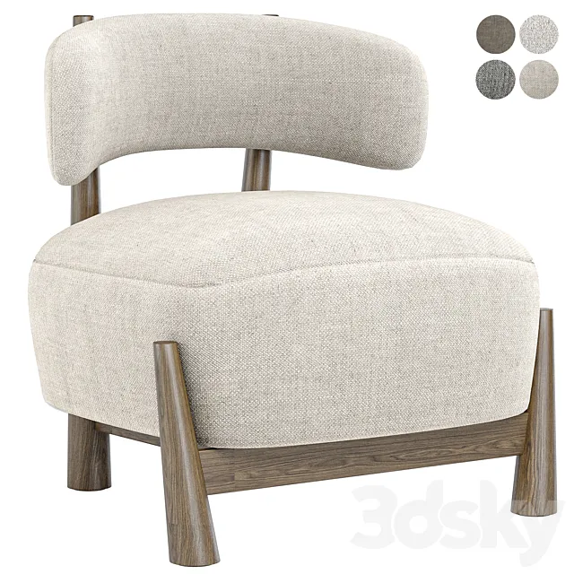 Dalya Armchair by Coedition 3ds Max