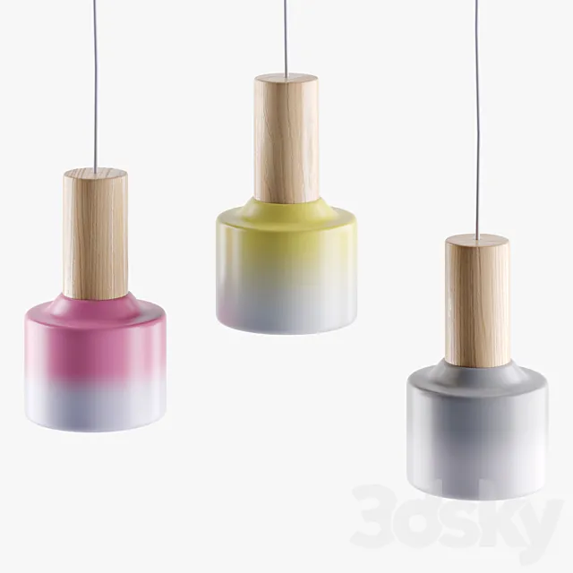 DAMM Ombre Pendant Light 3ds Max