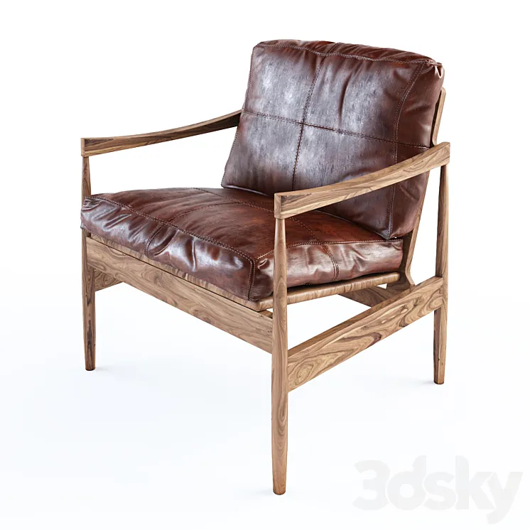 Dan Form hermes lounge chair 3DS Max