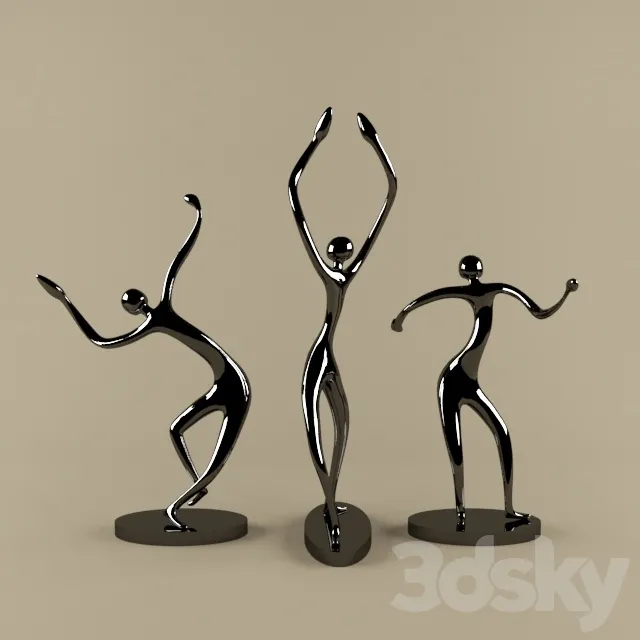 dancing decor 3dsMax Model