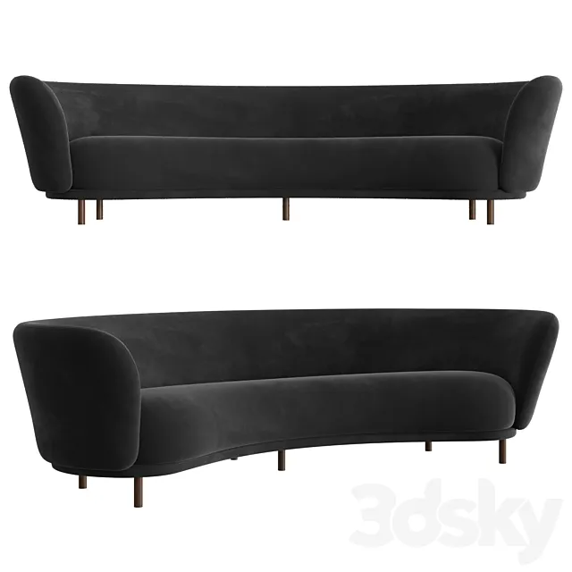 Dandy 4 Seater Sofa 3ds Max