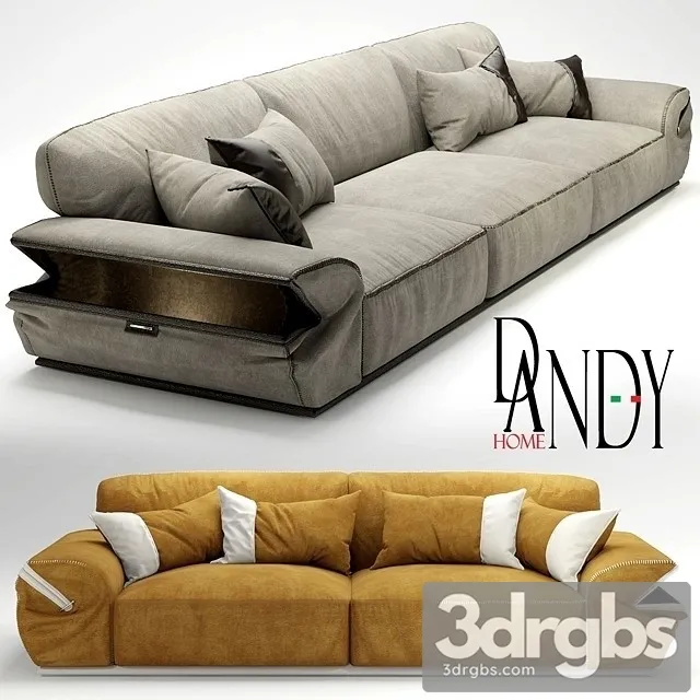 Dandy Mod Limousine Sofa 3dsmax Download