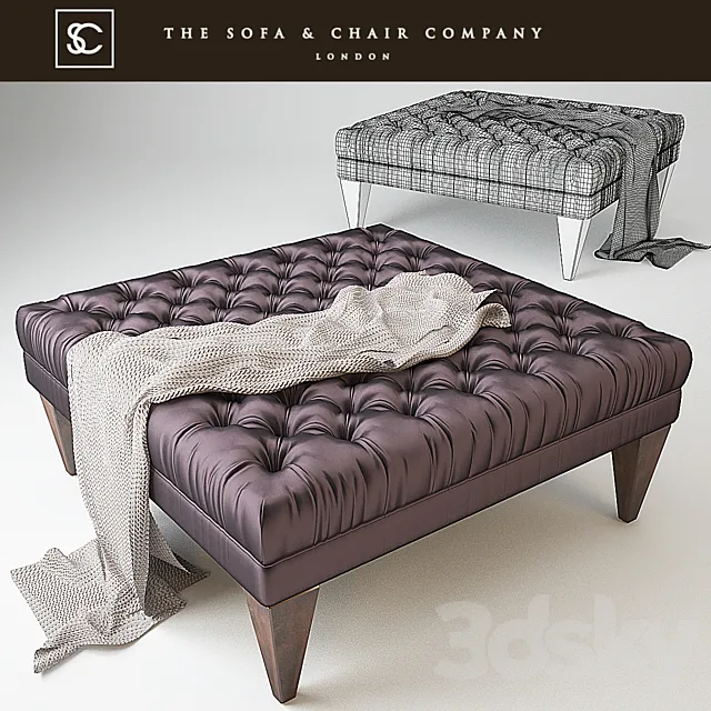 Danna ottoman tufted_Occasional_The sofa & Chair company 3DSMax File