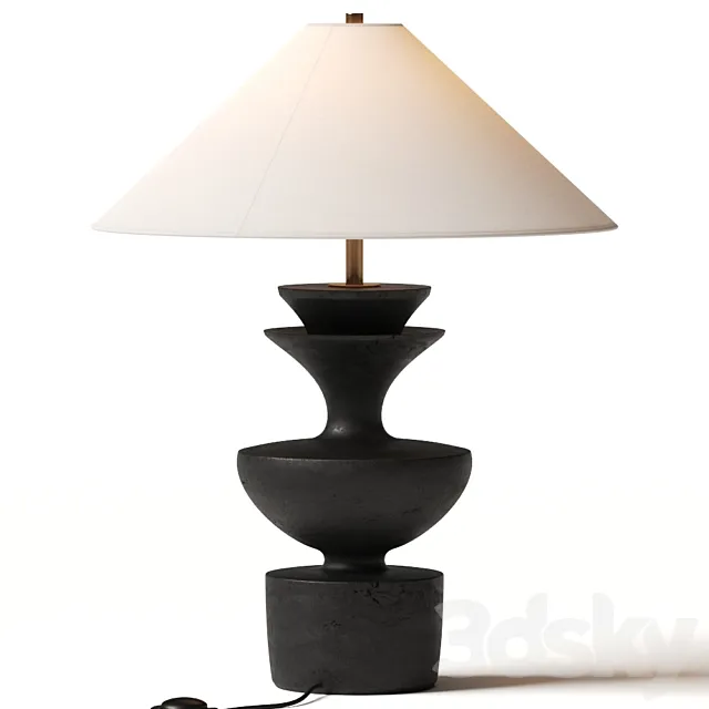 Danny Kaplan Ceramic Sophia Table Lamp 3DSMax File