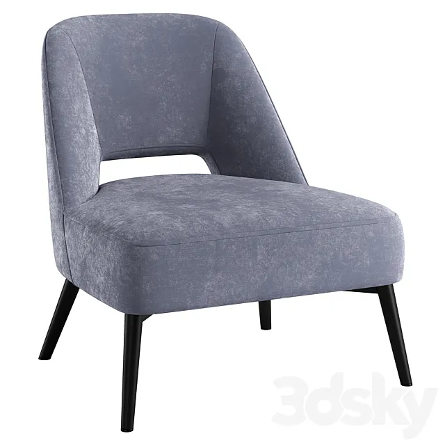 Dante armchair 3ds Max