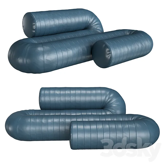 DANTE Serpentine sofa 3ds Max