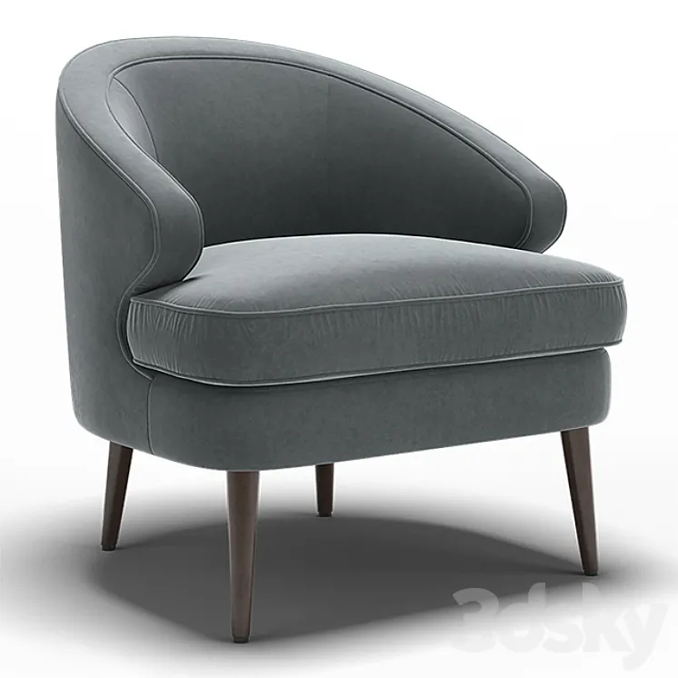 “Dantone | Armchair “”Brevik””” 3DS Max