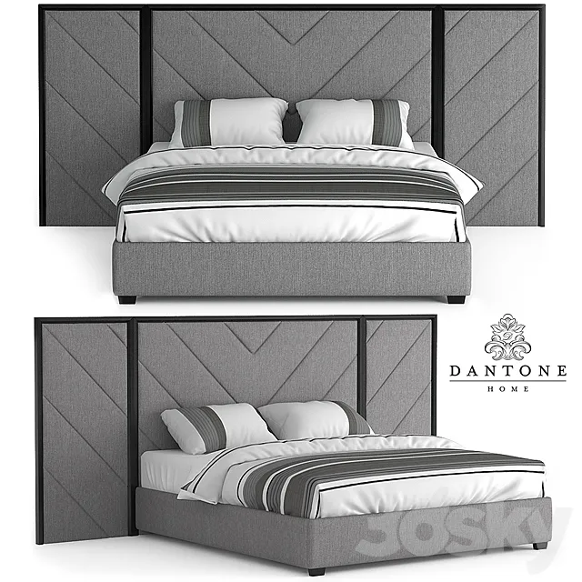 Dantone | City-Beaulieu Bed 3ds Max