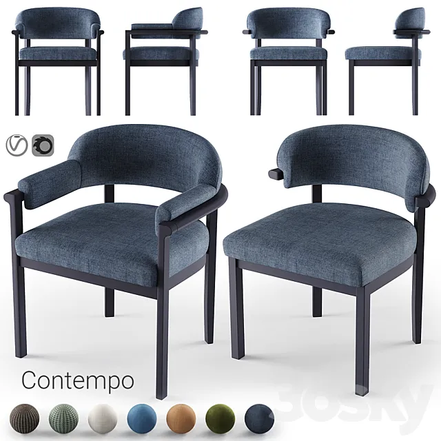 Dantone contempo chair 3ds Max